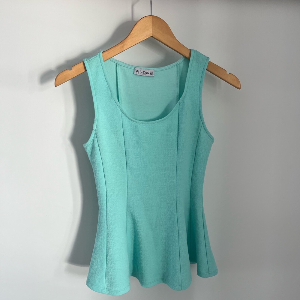 Mint Green Sleeveless Top